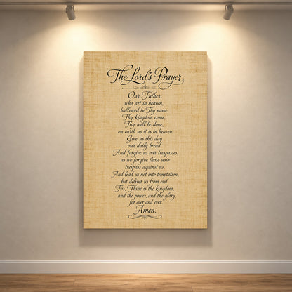 The Lord's Prayer – Vintage Scripture Art