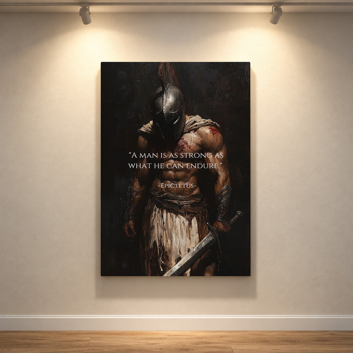 Strength Through Endurance – Stoic Spartan Warrior