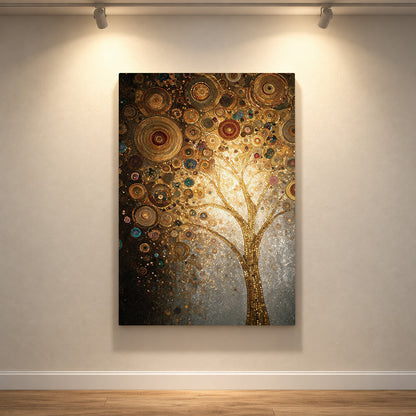 Golden Tree of Life – Celestial Mosaic