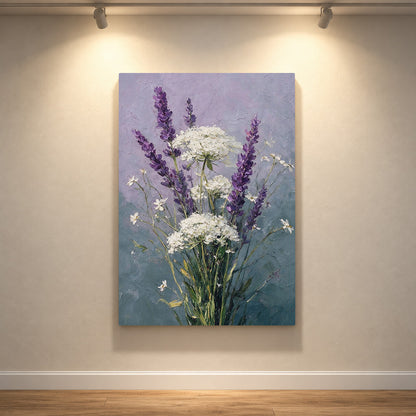 Lavender and Ivory Blossoms
