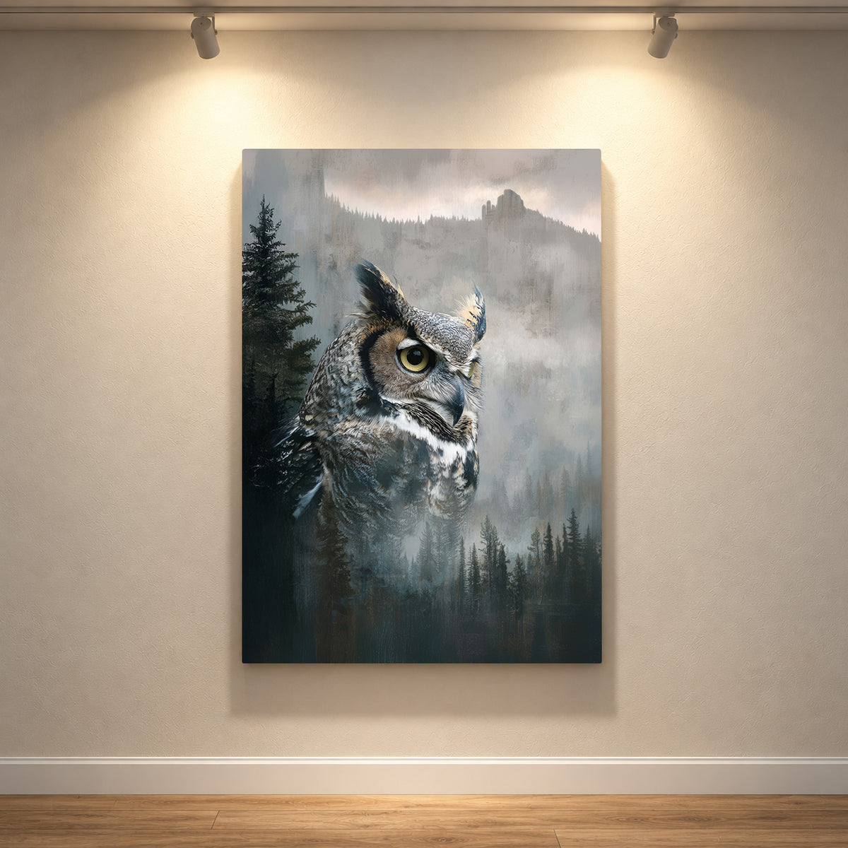 Misty Mountains Guardian Owl