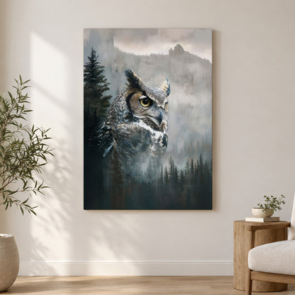 Misty Mountains Guardian Owl
