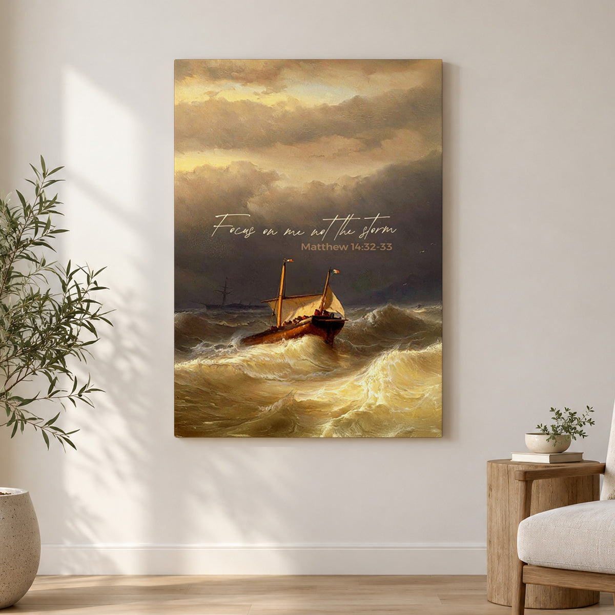 Focus on Me, Not the Storm – Matthew 14:32-33