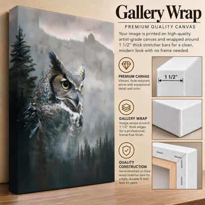 Misty Mountains Guardian Owl