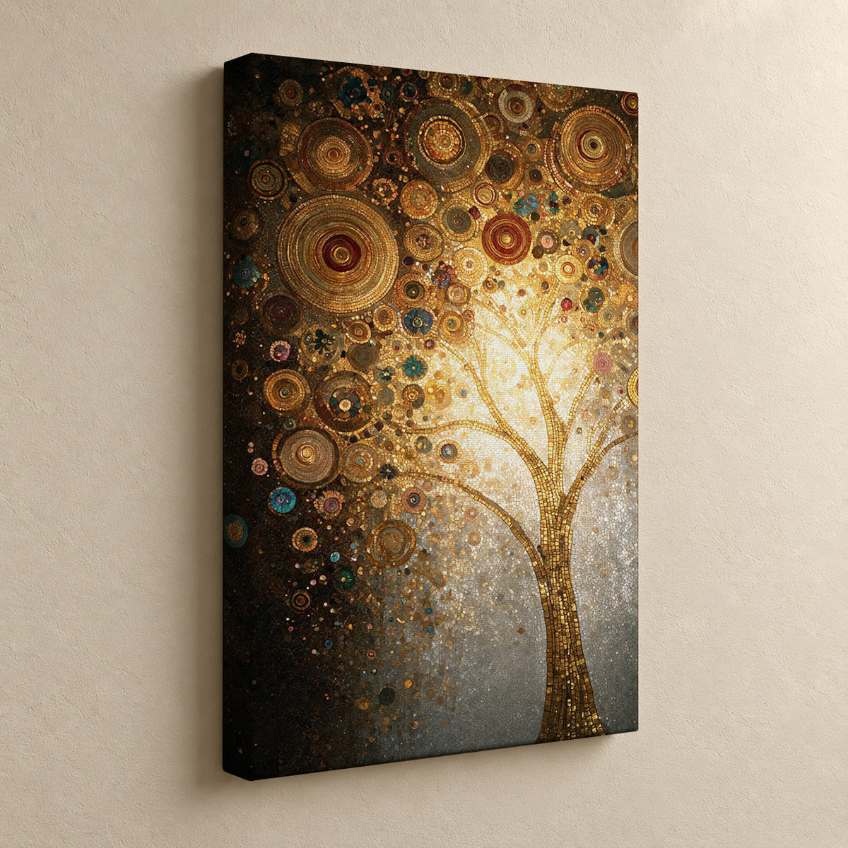 Golden Tree of Life – Celestial Mosaic