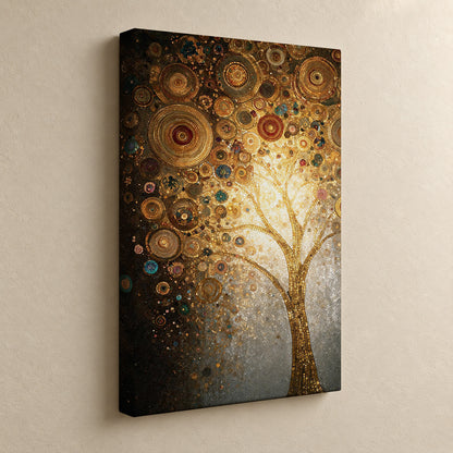 Golden Tree of Life – Celestial Mosaic