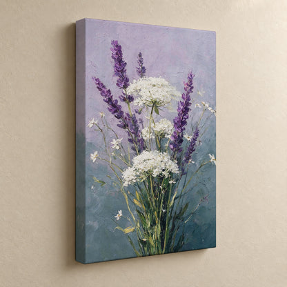 Lavender and Ivory Blossoms