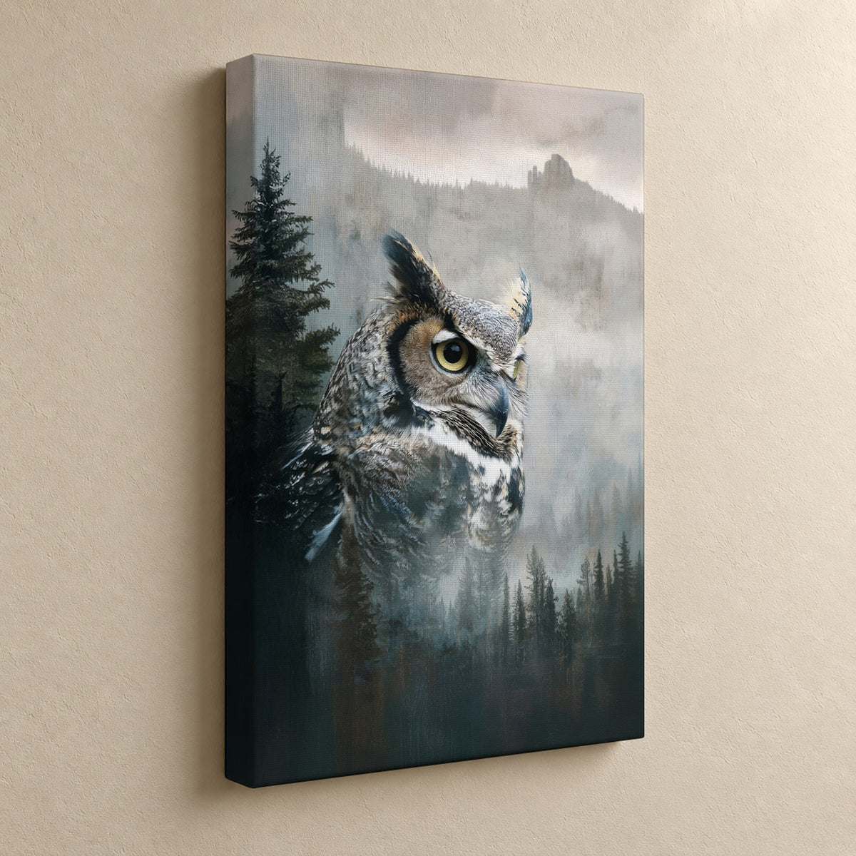 Misty Mountains Guardian Owl