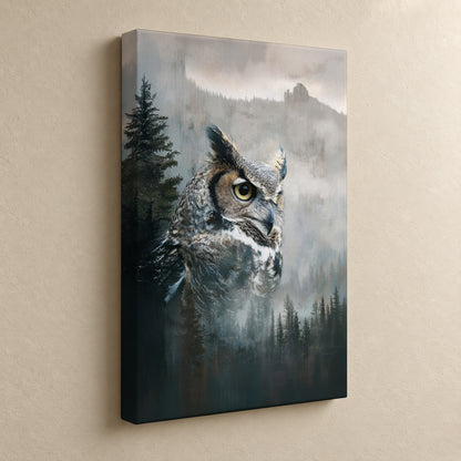Misty Mountains Guardian Owl