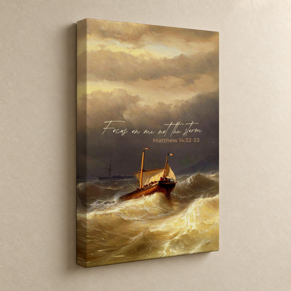 Focus on Me, Not the Storm – Matthew 14:32-33